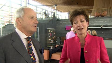 Neil Hamilton and Diane James