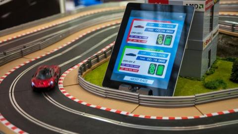 Scalextric at London Toy Fair, 2016