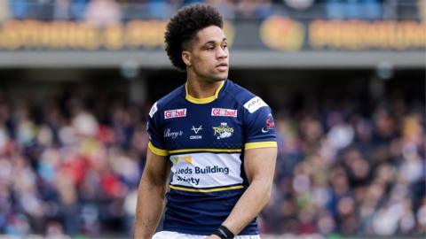 Leeds Rhinos' winger Derrell Olpherts