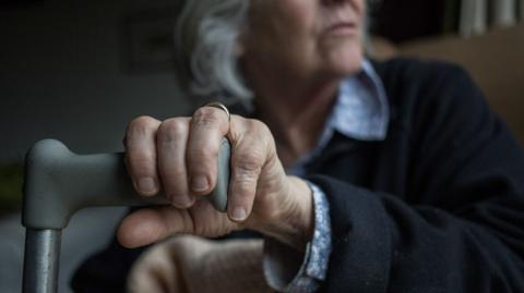 Elderly Lady hand