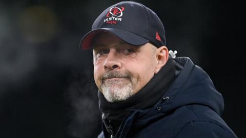 Ulster coach Dan McFarland at the Aviva Stadium on Saturday evening