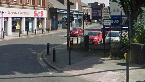 Google street view of junction of Borough Road and Toward Road