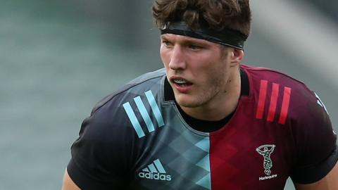 Harlequins forward Dino Lamb