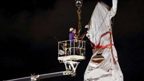 Christopher Columbus statue is removed