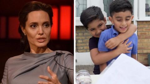 Angelina Jolie / Ayaan Moosa and Mikaeel Ishaaq