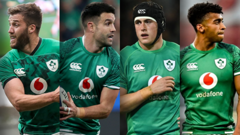 Ireland players