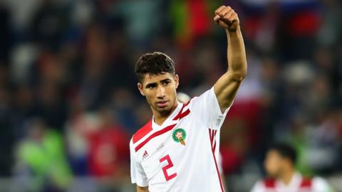 Morocco's Achraf Hakimi