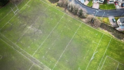 Damaged pitch