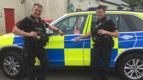 PCs Darren Trevan and John Woodcock