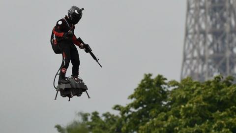 Flyboard at Bastille Day