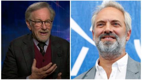 Steven Spielberg (left) and Sam Mendes (right)
