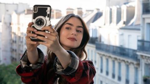 Lily Collins in Emily in Paris