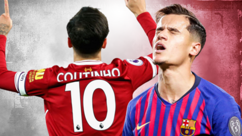 Barcelona's former Liverpool forward Philippe Coutinho