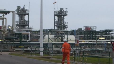 Bacton gas terminal