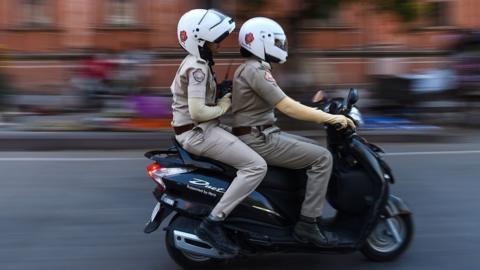 Women police in Jaipur, India