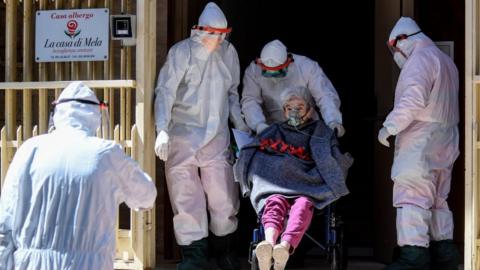 This Naples nursing home was evacuated on Thursday in an attempt to stop the virus spreading