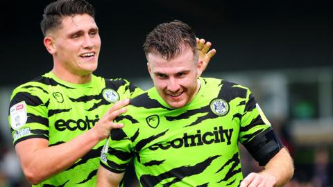 Forest Green celebrate