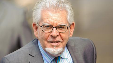 Rolf Harris at Southwark Crown Court during his trial