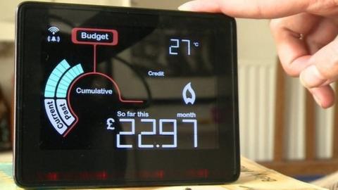 Smart meter display unit