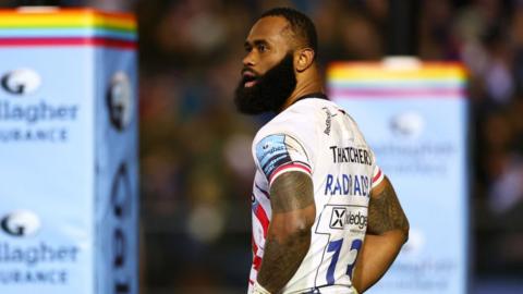 Semi Radradra of Bristol bears looks on