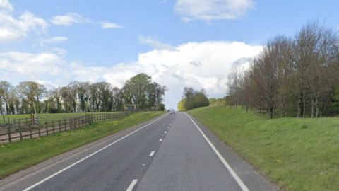 The A417 near Cirencester