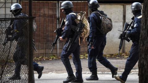 Georgian special forces in anti-terror operation, 22 Nov 17