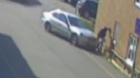 Pictures show a Mercedes being driven at the boy, who was then chased by a group and stabbed.