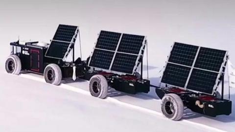 Plastic waste solar car