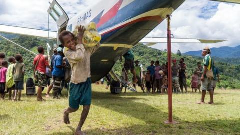 Boy with plane