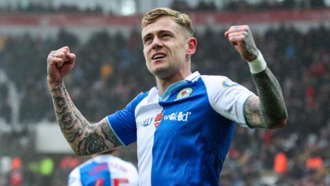 Sammie Szmodics scores his first goal at the Stadium of Light