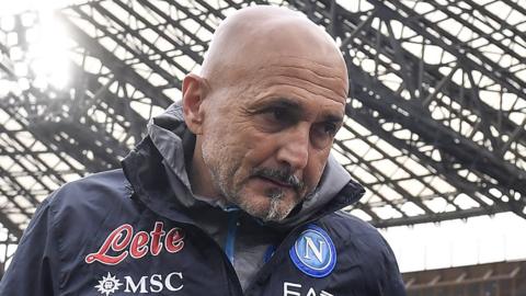Napoli manager Luciano Spalletti