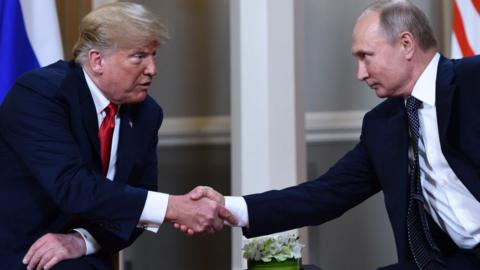 US President Donald Trump and Russian President Vladimir Putin