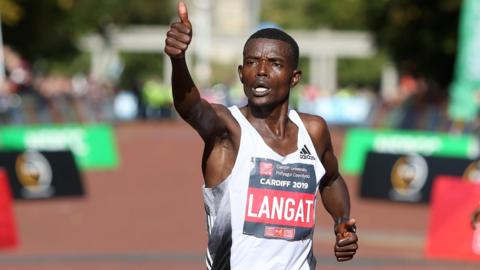 Leonard Langat wins