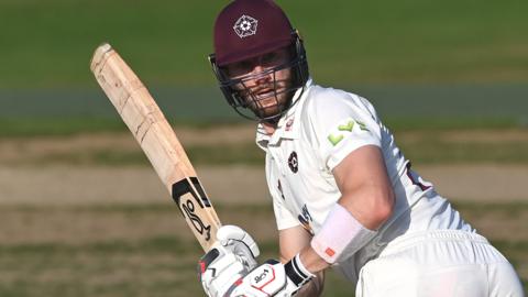 Rob Keogh in action for Northamptonshire