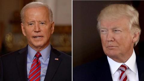 Joe Biden and Donald Trump