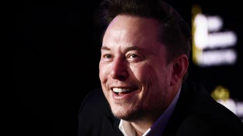 Elon Musk, owner of Tesla and the X platform.