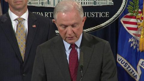 US Attorney General Jeff Sessions