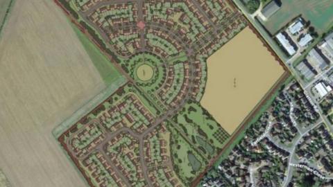 Plans for homes near Sawtry