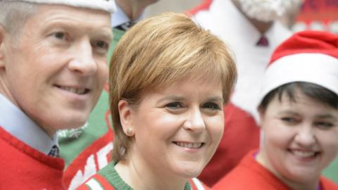 Willie Rennie, Nicola Sturgeon and Ruth Davidson