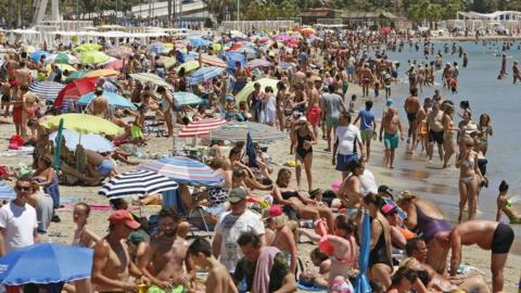 Beach in Alicante, eastern Spain