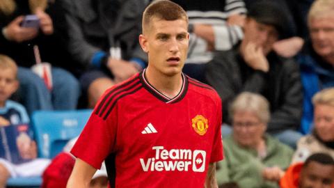 Rhys Bennett in action for Manchester United in a pre-season friendly