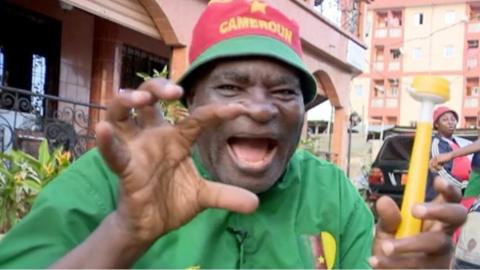 Cameroon football fan