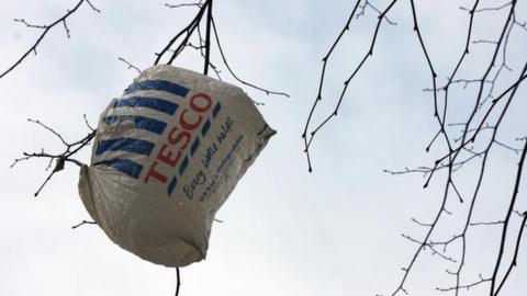 Tesco carrier bag