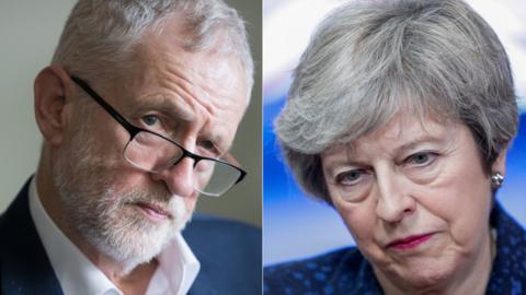 Jeremy Corbyn/Theresa May