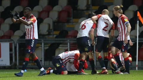 Oldham celebrate