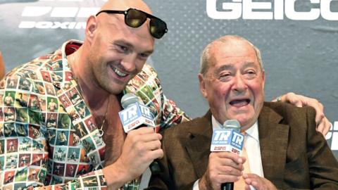 Tyson Fury and Bob Arum