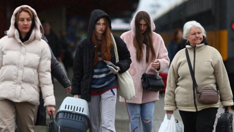 Ukrainian civilians in Poland