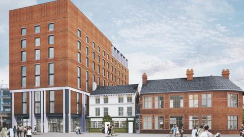 Proposals for a new development in Hull