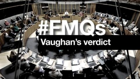 FMQs: Vaughan's Verdict