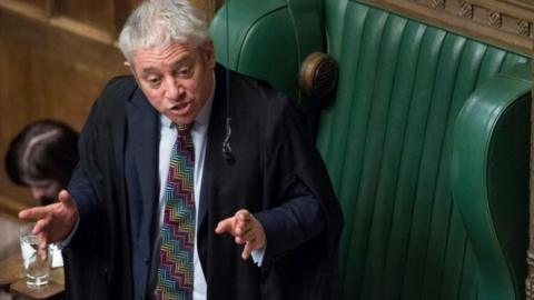 John Bercow in the Speaker's Chair